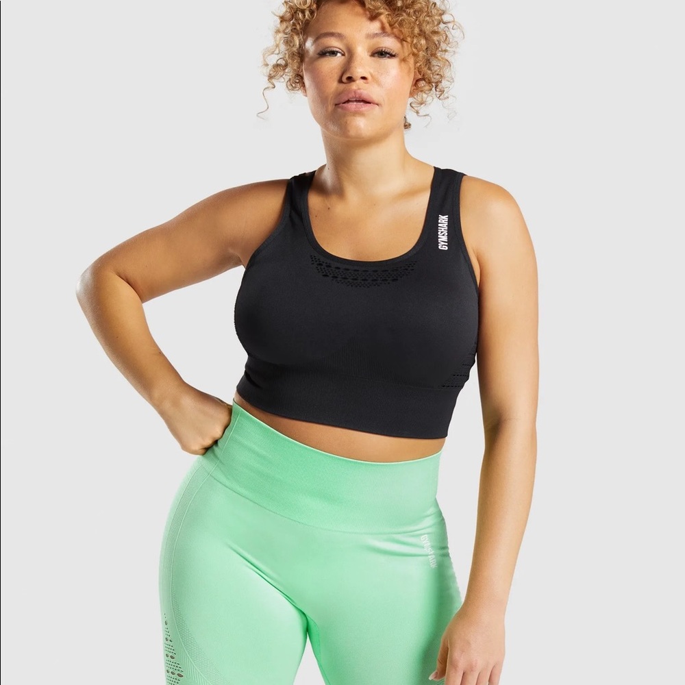 Gymshark Energy + Seamless Crop Top Sports Bra XS